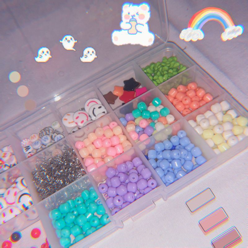 

[100 BUTIR] Mute Tabung (6mm) Pastel [Beads]