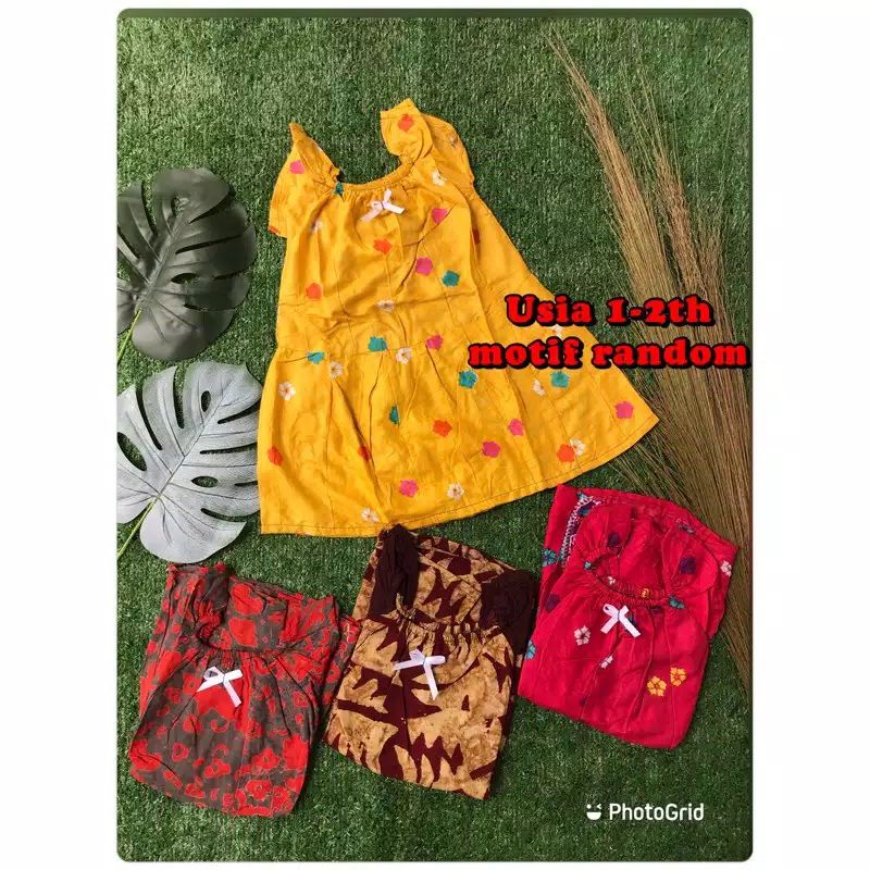Daster anak 1-2 tahun yukensi bahan rayon grosir baju murah