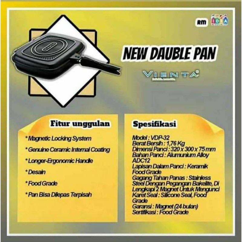 Double Pan Vienta / New Double Pan Vienta