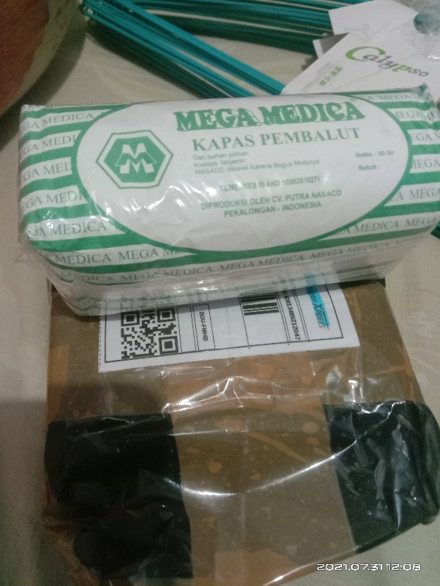 Kapas 50 Gram Kapas Pembalut Alami