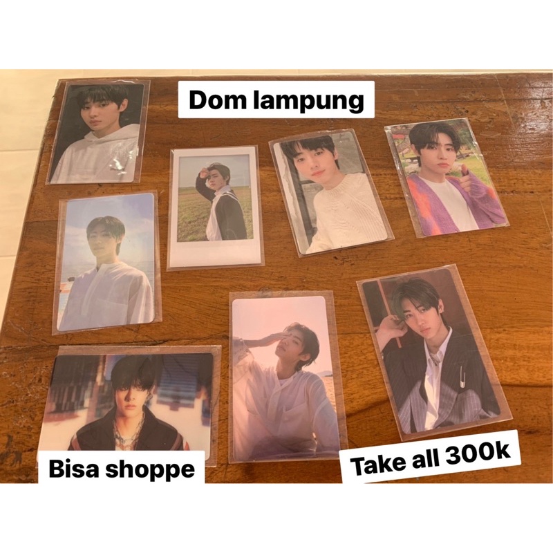 PHOTOCARD SUNGHOON WTS takeall pc sunghoon enhypen OFC