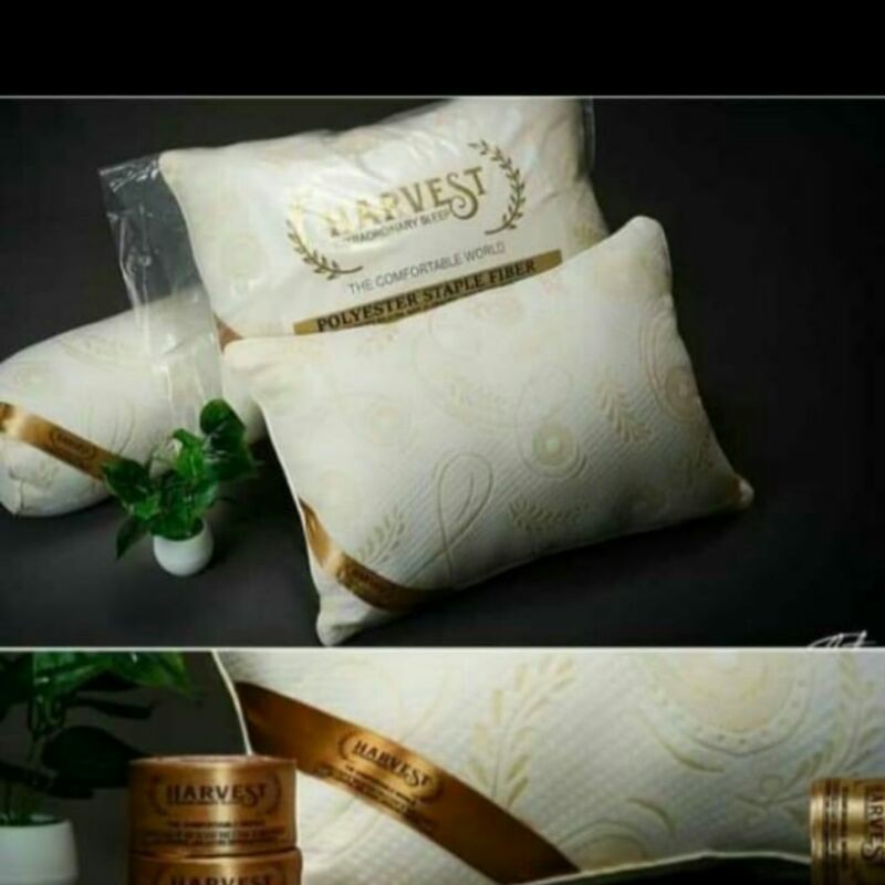 HARVEST ORIGINAL PILLOW BOLSTER MEDIUM / BANTAL GULING HOTEL MEWAH ISI SILIKON