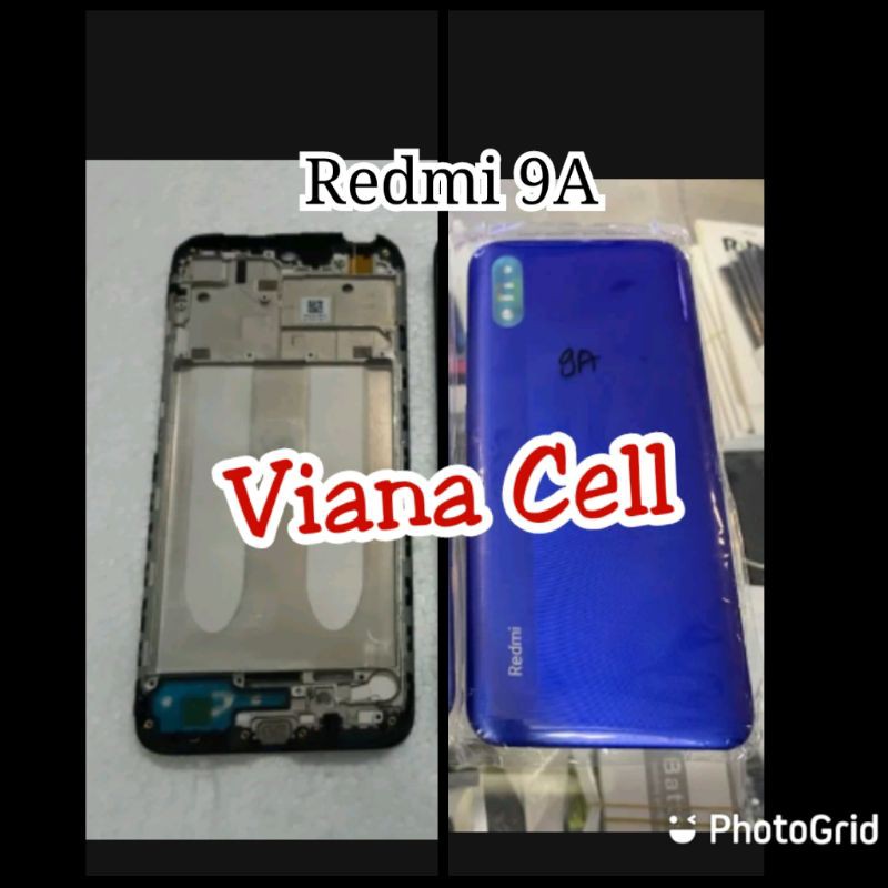FRAME LCD BACKDOOR CASING HOUSING FULLSET XIAOMI REDMI 9A ORI KESING