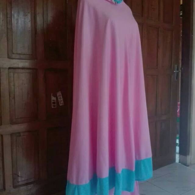 Mukena dewasa bahan kaos
