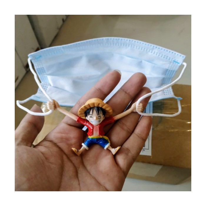 Acc Anime Kait Masker Gambar Anime One Piece Figure Luffy murah Berkualitas