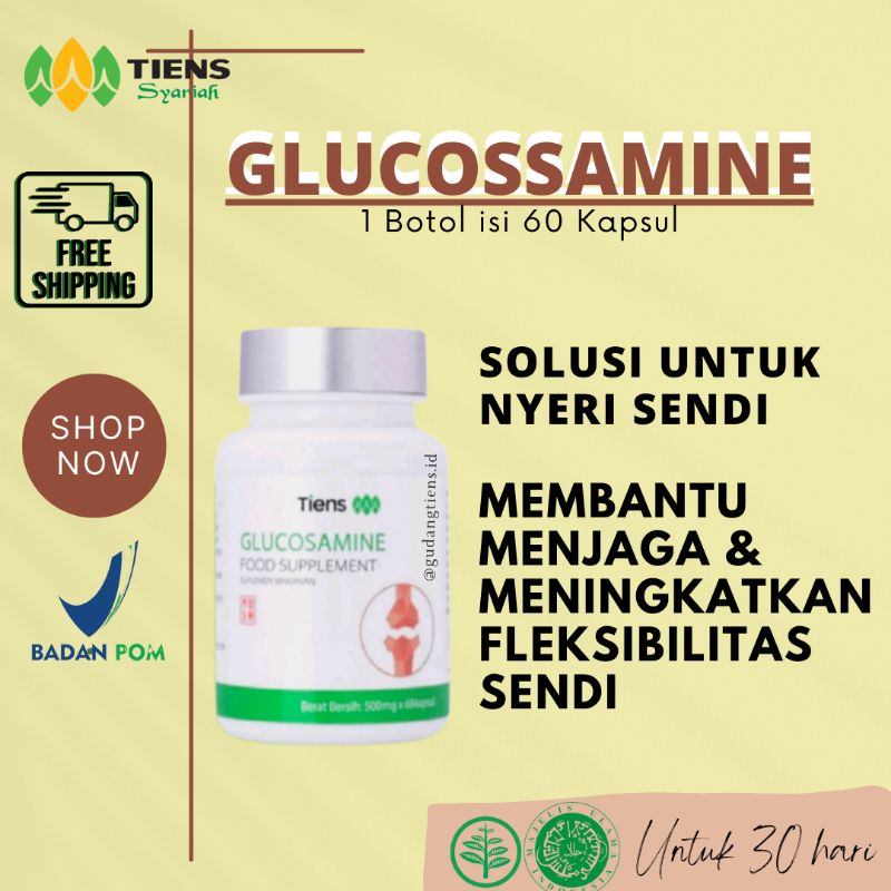 GLUCOSAMINE TIENS / PELUMAS PERSENDIAN / OLI SENDI HERBAL 100% ORIGINAL