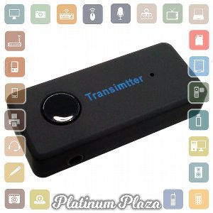 Universal Stereo Audio Bluetooth Transmitter   Black  Limited