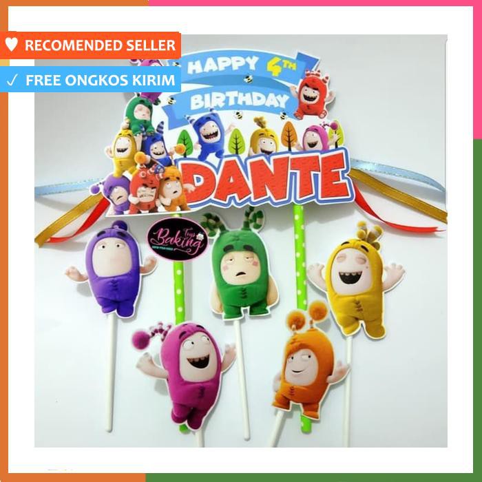 TOPPER CAKE BIRTHDAY ODDBODS