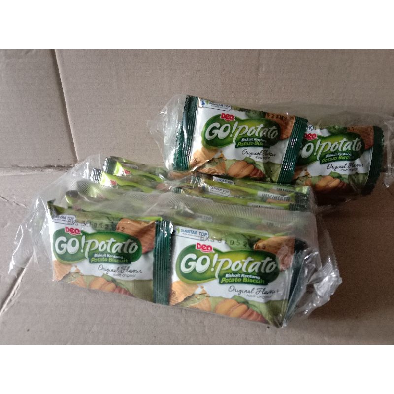 

Go Potato Biskuit Kentang 1pak isi 20pcs