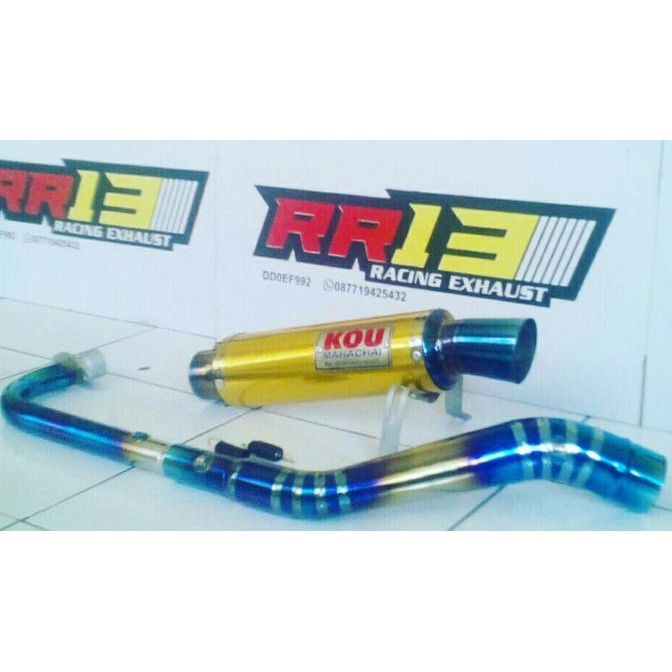 Racing Knalpot Kou Cha Kidal Bluemoon Jupiter Z Smash Supra Terbaru