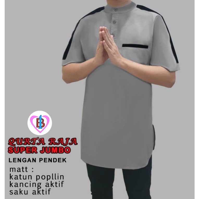 QURTA RAJA Lengan Pendek Katun Poplin 55727-57350-59304-61206-63224-65274