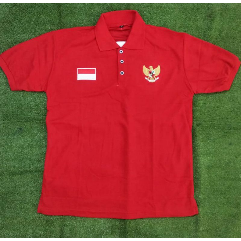POLO HUT RI BENDERA GARUDA Universal/TIMNAS INDONESIA GARUDA BORDIR