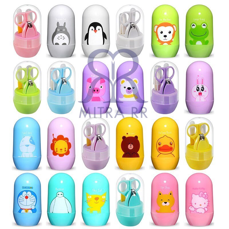 Gunting kuku bayi SET BABY CARE 4 IN 1 - Baby nail clipper set Karakter