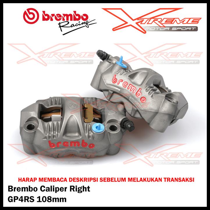Kaliper Brembo Gp4Rs 108 Mm Sepasang Set Sepasang