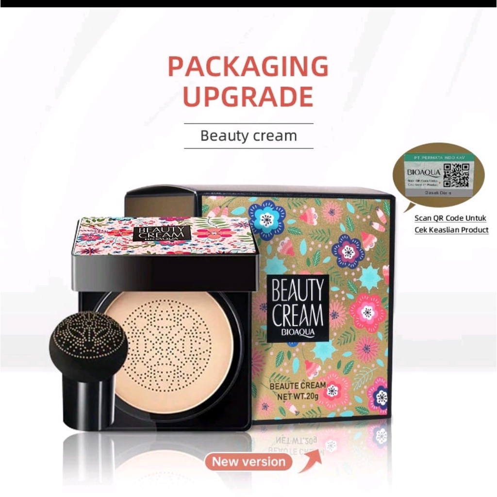 Bioaqua BB Cream Cushion Whitening Beauty 20gr- BPOM