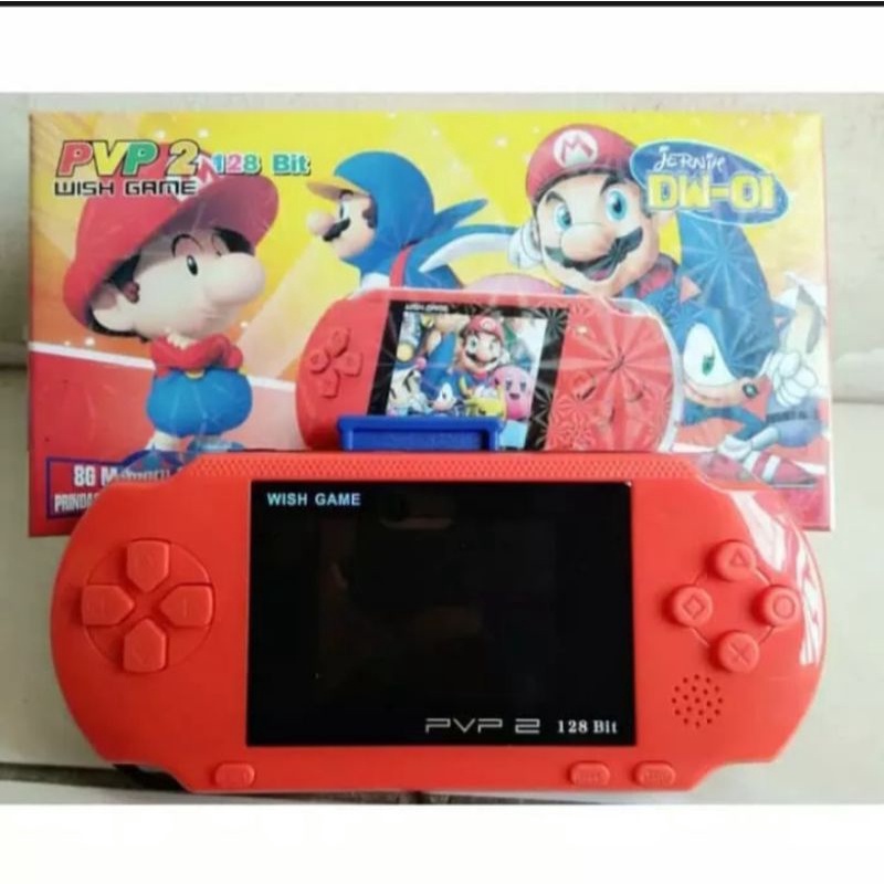 GAME PORTABLE Type Dw 01 Slim 128 BIT CONSOLE GAME HANDHELD