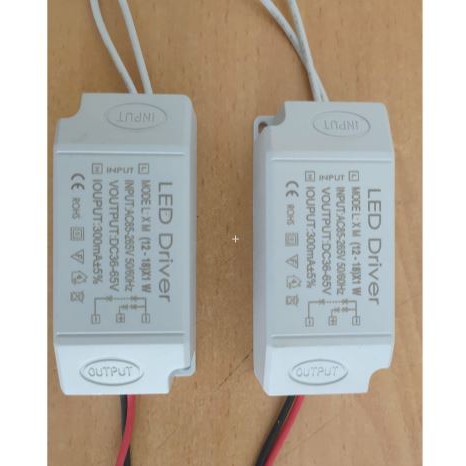 LED Driver 12-18x1 Watt 300 mA AC-DC Casing Plastik