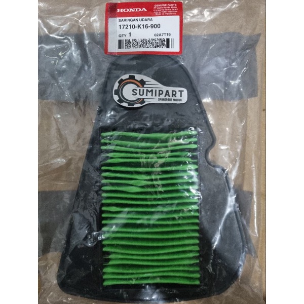 Filter Saringan Udara Hawa Motor Honda Beat Fi Beat Esp Beat Pop 17210 K16 900