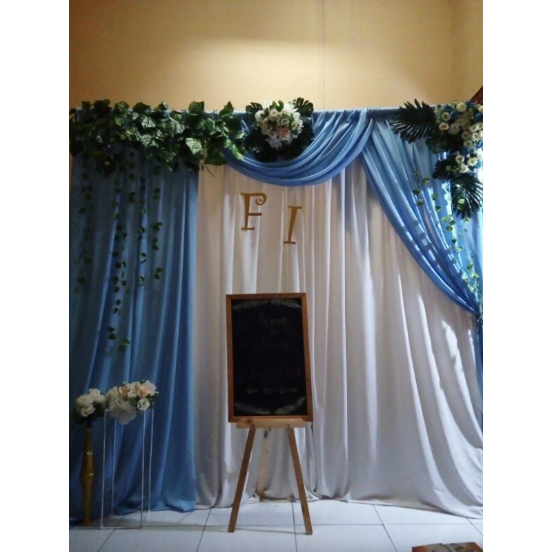 dekorasi akad, backdrop akad surabaya