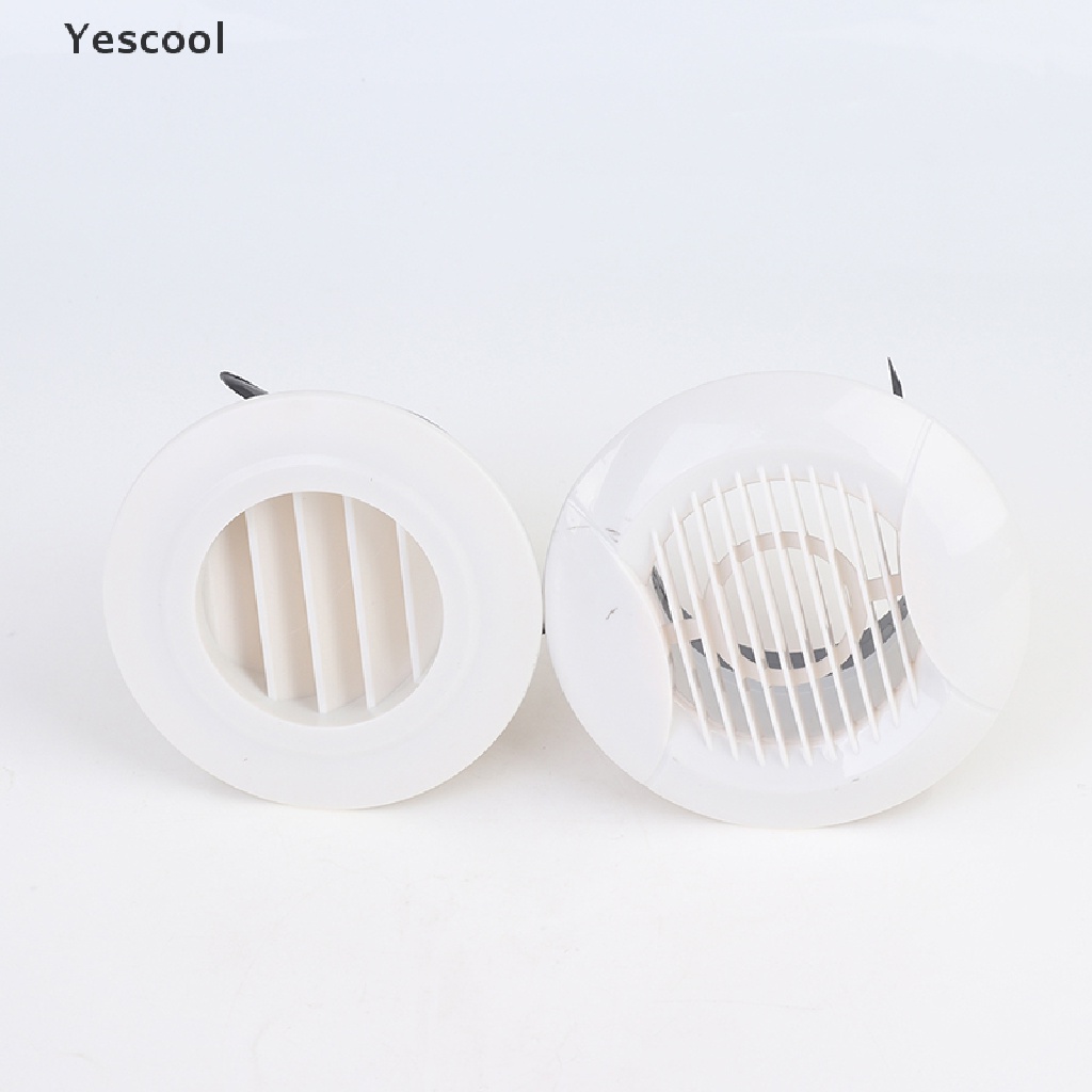 Yescool 1pc Cover Ventilasi Udara Bahan ABS Bentuk Bulat Untuk Plafondinding