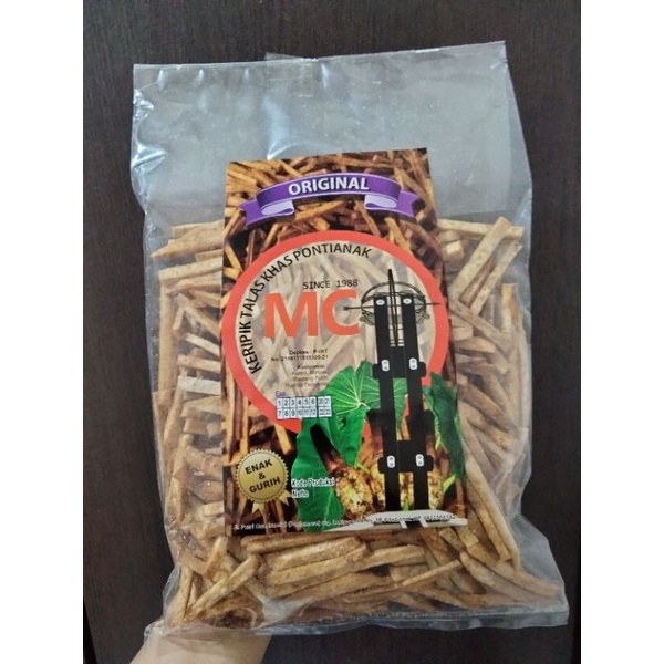 

Keripik Talas Khas Pontianak (±300g) Talas MC / Stick Talas Pontianak / Stick Keladi / Oleh oleh Khas Pontianak