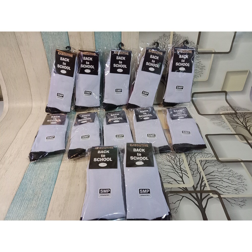 3 pasang kaos kaki anak sekolah, kaos kaki hitam putih, kaos kaki anak sekolah SD, kaos kaki anak se