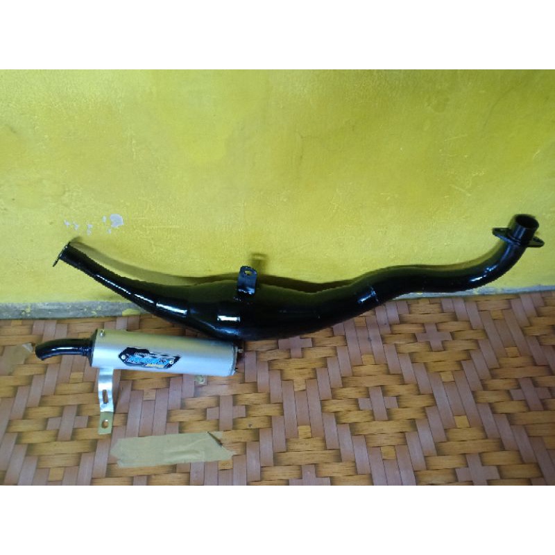 knalpot kolong fiz r racing modelBMpower