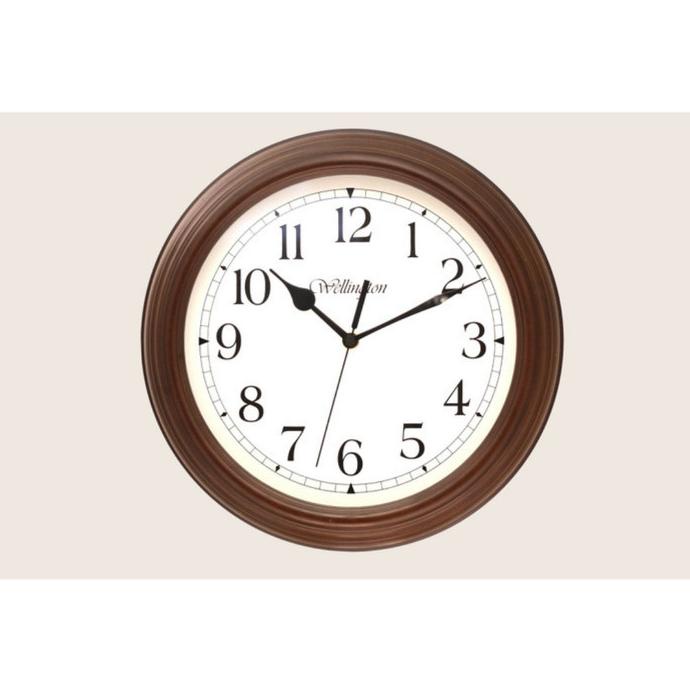 Jam Dinding Kayu Wellington 602295 Original Seiko Wooden Clock tersedia stok