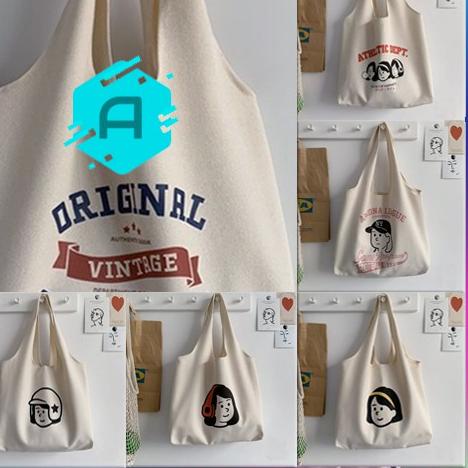 ♂ ToteBag Terbaru Tas Kuliah Wanita Remaja / Tas Tote Sekolah ♘