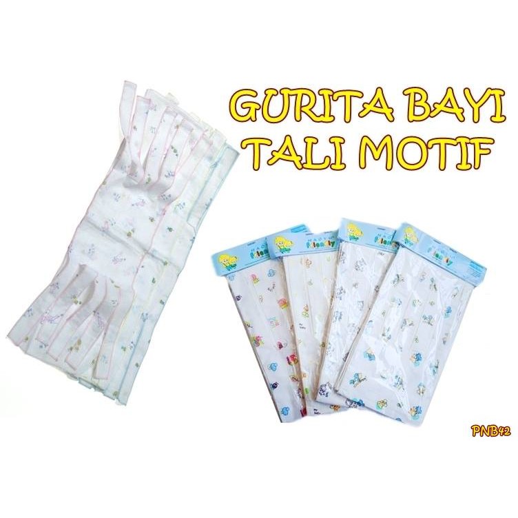 PNB42 GURITA BAYI TALI MOTIF ISI 6 PCS MOTIF ACAK