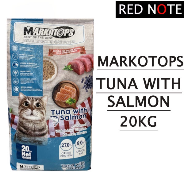 Markotops Tuna &amp; Salmon 20kg (Grab/Gosend)