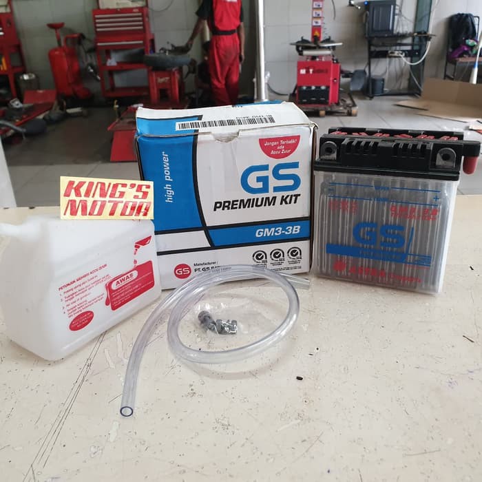 aki motor yamaha rx king basah original