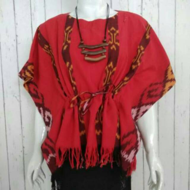 Blus Tenun Kalong Serut