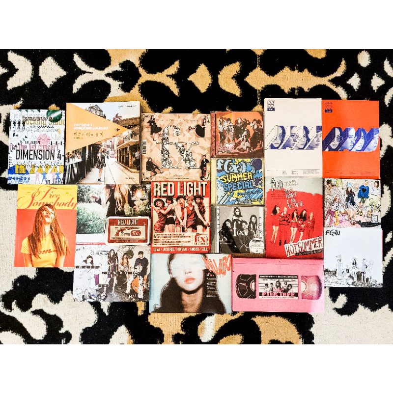 Fx / F(x) Album Pink Tape , Pinocchio , Hot Summer, Krystal Photocard
