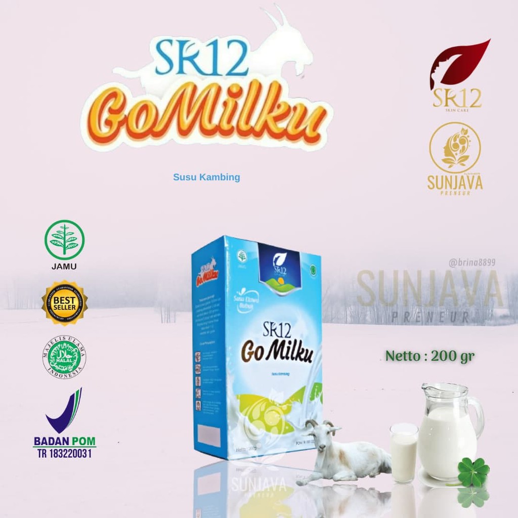 

SUSU GO MILKU 200 gr/Susu Kambing Etawa/Original
