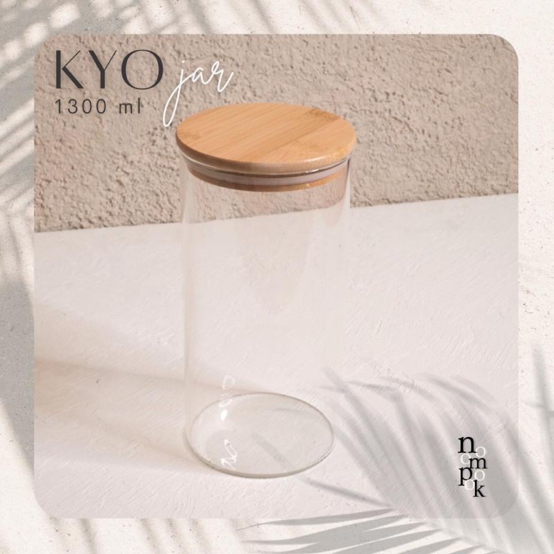 KYO Glass Bamboo Jar 1300ml