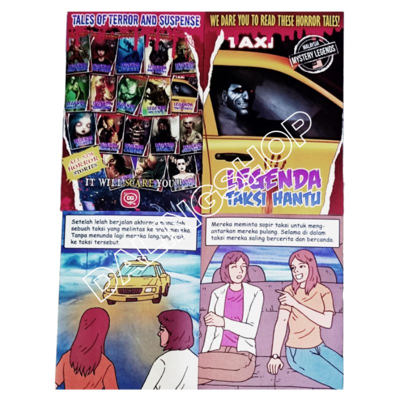 Dalingshop Buku Cerita Remaja Horor, Komik Horor, Buku Horor, Majalah Horor