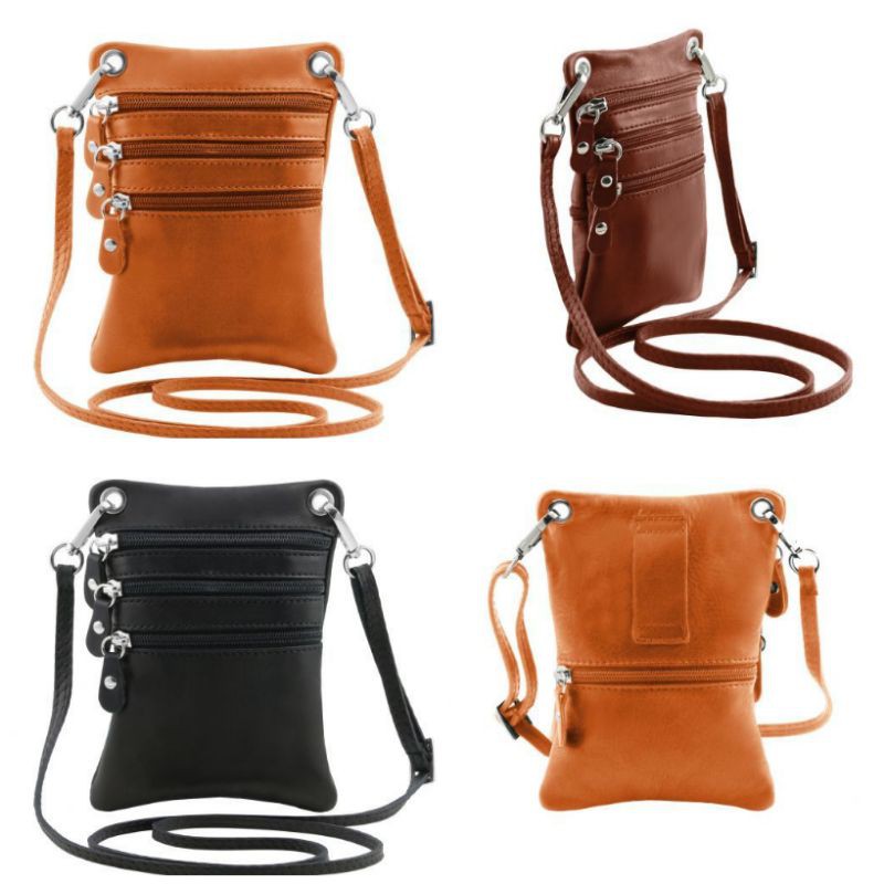 TAS KULIT ASLI WANITA TAS SELEMPANG ASLI TAS MINI KULIT