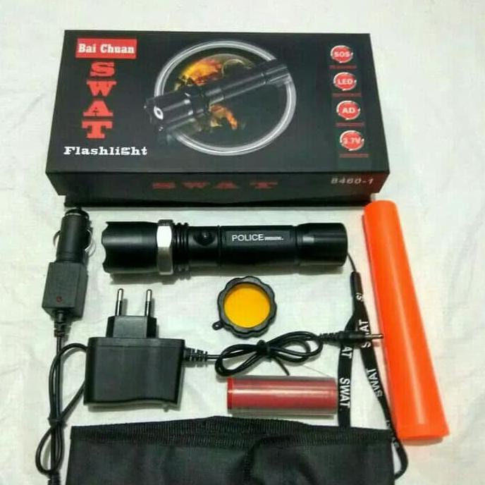 ☃Terbatas❃ Senter Swat Police 99000W Original «