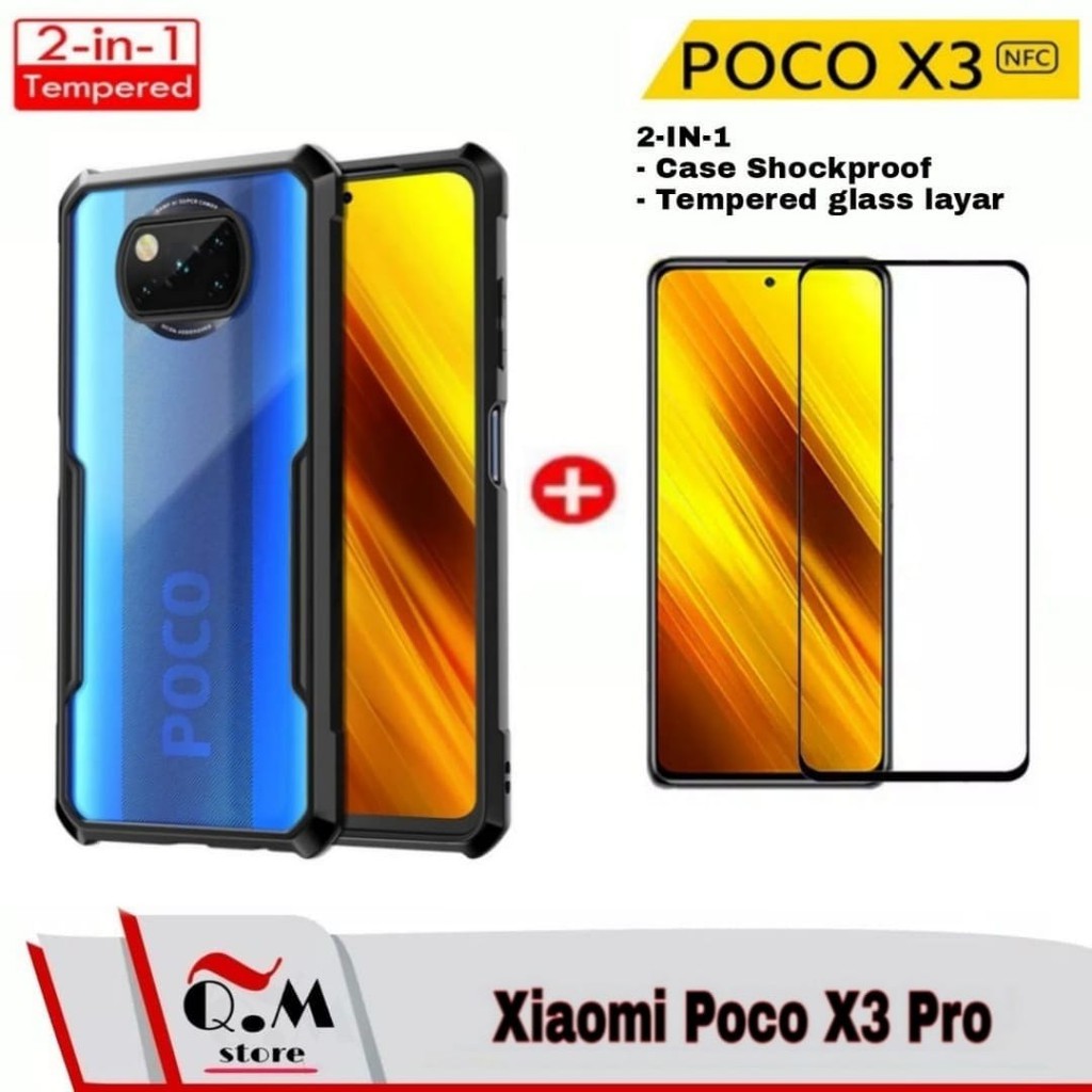 Case XIAOMI POCO X3 PRO /  Xiaomi Poco M3 Poco X3-X3 NFC Airbag Shockproof Transparent