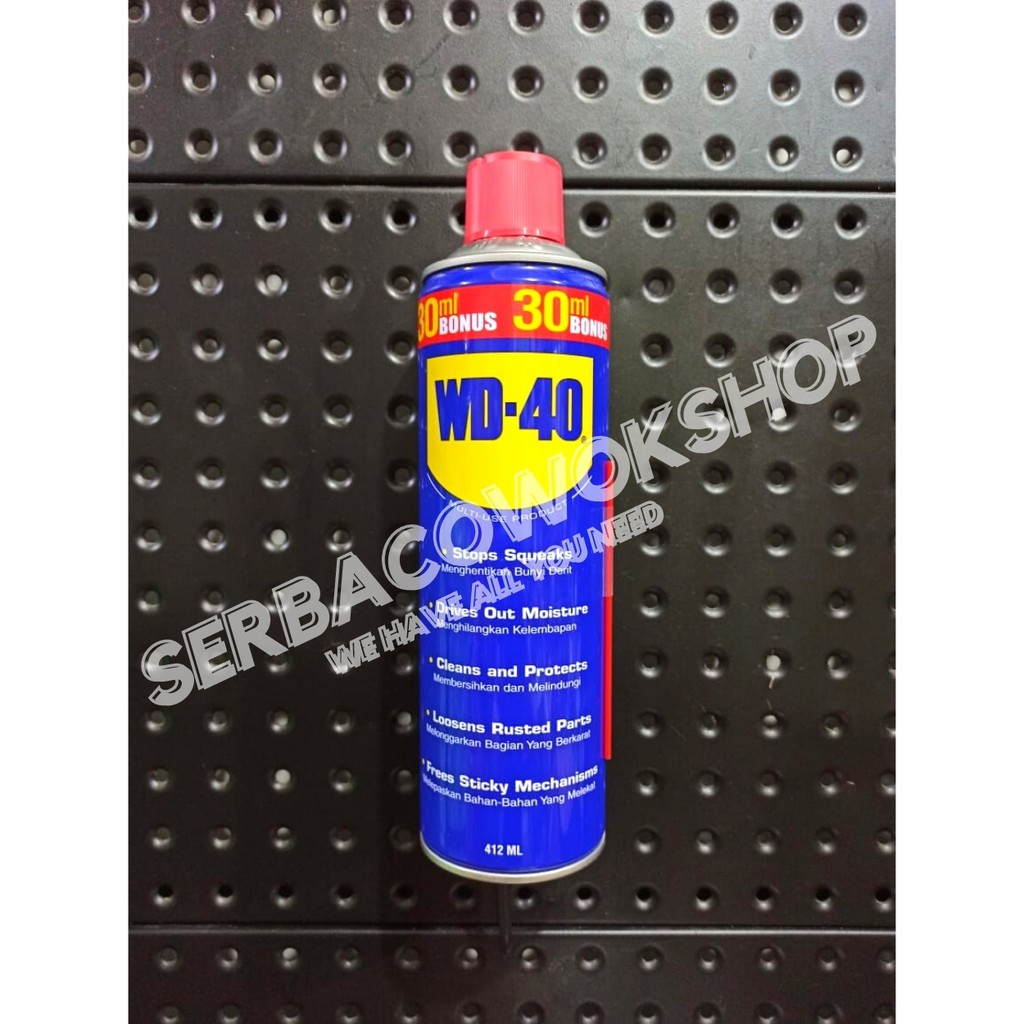 WD 40 WD40 Pelumas Anti Karat Serbaguna Lubricant 412 ml 12.9 Oz Khusus Area Jawa Termurah