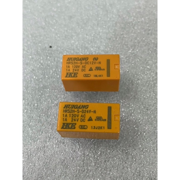 Relay 12v 8 pin 24v 8 pin HKE Kuning