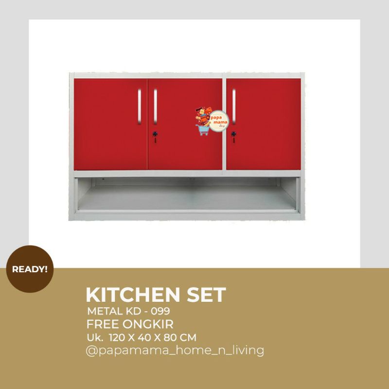 Kitchen Set Minimalis - Tempat Alat Masak Metal KD-099 - Medan