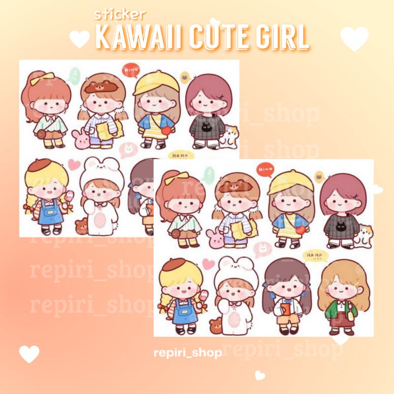 Kawaii Sticker Set Kawaii Stickers Girl Stickers Stic - vrogue.co