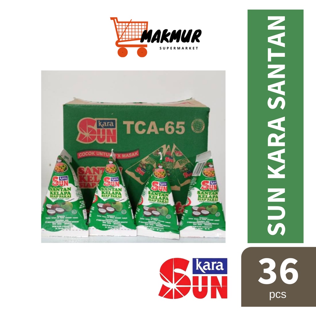 

Sun Kara Santan TCA Coconut oil 65 ml - 1 dus isi 36 pcs