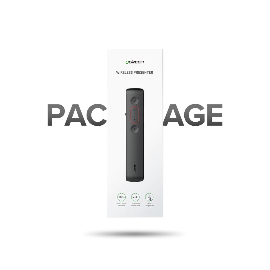 Ugreen 60327 Wireless Presenter Black