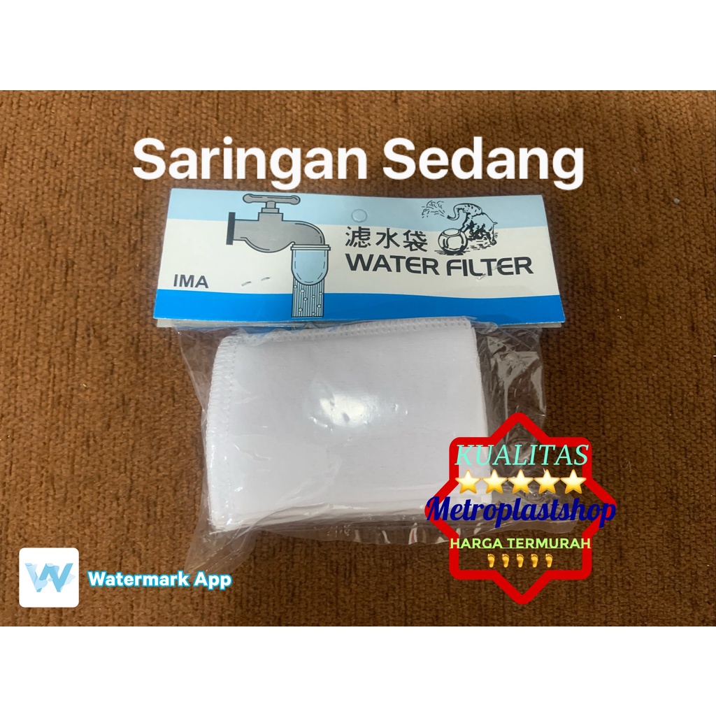 saringan air kain / water filter / kain saringan air / saringan air kran IMA sedang