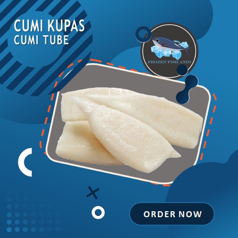 Jual Cumi Tube Cumi Kupas Frozen Shopee Indonesia