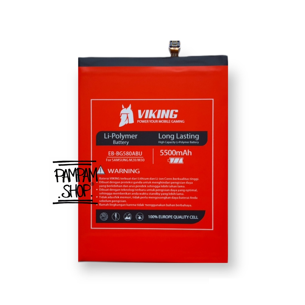 Baterai VIKING Double Power Original Samsung Galaxy M20 M30 M205 M305 Batre Batrai Battery HP Ori