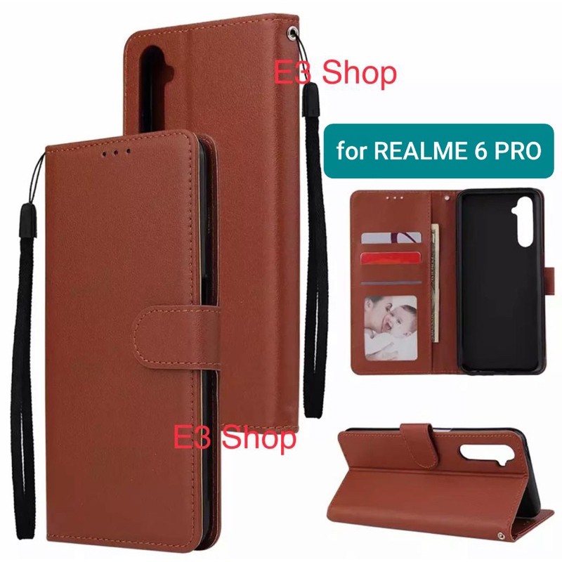 Case Realme 6 pro flip case wallet leather standing flip cover